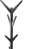 5Five Staande kapstok hout D62xH173cm - 8 haken - Zwart