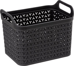 5Five Stapelbare opbergbox deksel - Zwart - Stapelbaar - Medium - 12 liter