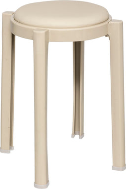 5Five Stapelbare Taboeret - Ø42xH48cm - Beige