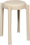 5Five Stapelbare Taboeret - Ø42xH48cm - Beige