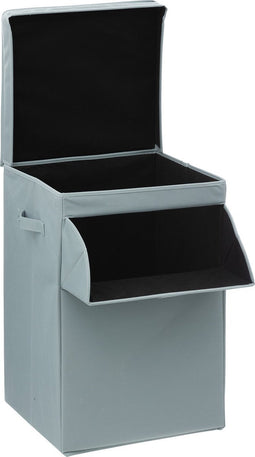 5Five Stapelbare wasmand - 65L - Blauw art