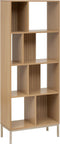 5Five Tasso Boekenrek 8 planken - 63x30x159cm - Beige