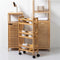 5Five - Trolley Op Wieltjes - Bamboe - 74.5 x 36 x 15 cm