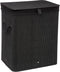 5Five Wasmand van bamboe - 60 liter - 41 x 30 x 50 cm - met deksel