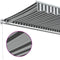 vidaXL - Luifel - handmatig - uittrekbaar - 300x250 - cm - antraciet - en - wit