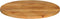 vidaXL - Tafelblad - rond - Ø - 70x3,8 - cm - massief - ruw - mangohout