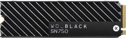 WD Black SN750 - NVMe SSD 500GB - Leessnelheid 3470 MB/s - Schrijfsnelheid 3000 MB/s - met heatsink