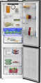 Beko B7RCNE367HG - Vrijstaande 2-deurs koelkast - 316 liter - Grijs