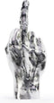 Zilver middelvinger beeldje - Bitten Design