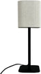 Dyberg Larsen Calix - Tafellamp - Ovale stoffen kap - Nature/Black