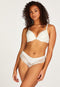 Hunkemöller Maya - Push-up BH - Beugel met kant - Wit - Maat D75