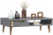 vidaXL - Salontafel - MOLDE - 100x55x31 - cm - massief - grenenhout - grijs