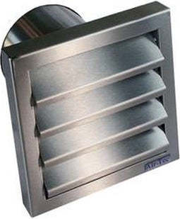 Wallair N31845 Afzuigkap met terugslagklep RVS Geschikt voor buisdiameter: 10 cm