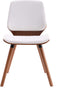 vidaXL - Eetkamerstoelen - 2 - st - kunstleer - wit