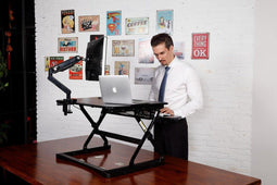 Zit-sta module Extra Large Zwart bureau