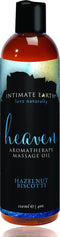 Intimate Earth - Massage Olie Heaven Hazelnoot Biscotti 120 ml