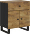 vidaXL - Nachtkastjes - 50x33x60 - cm - massief - mangohout - en - bewerkt - hout