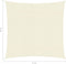 vidaXL - Zonnezeil - 160 - g/m² - 3x3 - m - HDPE - crèmekleurig