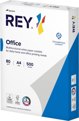 Rey - A4 Papier 80 g/m2 - 500 vel - Stralend wit (500 stuks)