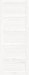 vidaXL - Schuifdeur - 80x1,8x204,5 - cm - massief - grenenhout - wit