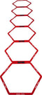 Pure2Improve Loopladder - Agility Grid - Achthoekig - Rood