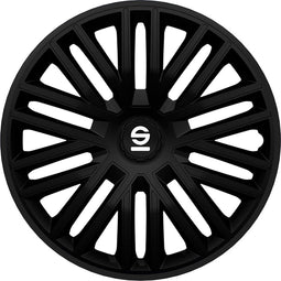 Sparco Wieldoppen Bergamo 15 Inch Abs Zwart 4 Stuks