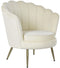 Home ESPRIT - Leunstoel - Stof zitting - Crème 80 x 75 x 86 cm
