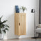 vidaXL - Wandkast - 34,5x34x90 - cm - bewerkt - hout - sonoma - eikenkleurig