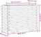 vidaXL - Plantenbak - 90x40x72 - cm - massief - grenenhout - wit