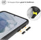iMoshion Hoesje Geschikt voor Samsung Galaxy S21 FE Hoesje Shockproof - iMoshion Rugged Hybrid Carbon Case - Zwart