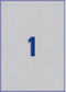 Avery L6013-20 - Beveiligingsetiketten - Scheurvast en bestand tegen extreme temperaturen - Zilver (20 stuks)