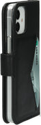 Mobiparts Classic Wallet Case - iPhone 12 Mini - Ruimte voor pasjes - Zwart