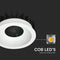 V-TAC VT-17018-W - LED Down Light - Bridgelux - 18W - 1860 Lumens - 3IN1 - Wit/Zwart