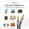 Drivv. AUX Kabel 3.5 mm - Jack Kabel - Gold Plated - Zilver - 5 meter