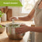 HI NATURE™ Slacentrifuge - 100% RVS Core Rotare Salade Spinner | Sla-centrifuge met Roestvrijstalen Binnenmand | Salade droger met RVS Zeef- Inclusief