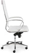 Ergonomische bureaustoel design 601 hoge rug in Wit