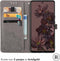 iMoshion Hoesje Geschikt voor Google Pixel 7 Pro Hoesje Met Pasjeshouder - iMoshion Mandala Bookcase - Grijs