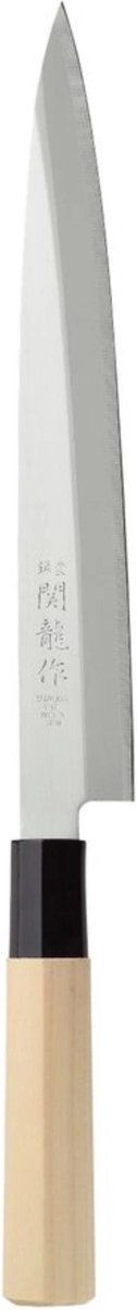 Hendi Japans sashimimes - traditioneel design - populieren handgreep - 335 mm - licht hout