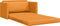vidaXL - Vloersofa - Bed - 2-in-1 - Donkergeel - 124x71x78 - cm - Stof