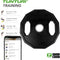 Tunturi Olympische Halterschijf - Halter gewicht 10 kg - Rubber - Incl. gratis fitness app