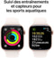 Apple Watch Series 10 - Smartwatch - GPS + Cellular 42mm - Aluminium Rosé Goud (Groen)