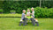 EXIT Aksent zand-, water- en picknicktafel (2 bankjes)