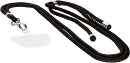Mobiparts Universal Phonestrap - Universeel Telefoonkoord - Verstelbaar tot 1.50 meter - Zwart