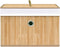 vidaXL - Opbergboxen - 4 - st - bamboe - grijs