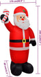 vidaXL - Kerstman - opblaasbaar - met - LED's - 240 - cm