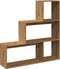 vidaXL - Kamerscherm - / - boekenkast - 123x29x123 - cm - hout - artisanaal - eiken