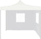 vidaXL - Partytent - met - 2 - zijwanden - inklapbaar - 2x2 - m - staal - wit