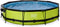 EXIT Lime zwembad ø360x76cm met filterpomp en overkapping - groen