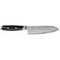 Yaxell Mon - Santokumes 165 mm - 3-laags roestvrij staal VG10 kern - zwart micarta handgreep