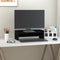 vidaXL - Monitorstandaard - 50x24x16 - cm - massief - grenenhout - zwart